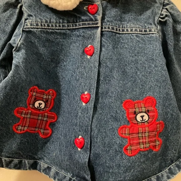 Girls Swing Denim Jacket Toddler Size 24 Months - Picture 4 of 7